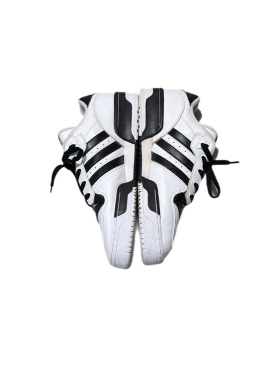 Adidas Sneakers Mens 11.5 White Leather Cloud Low Trainer Rivalry Rapper Skater main image 9